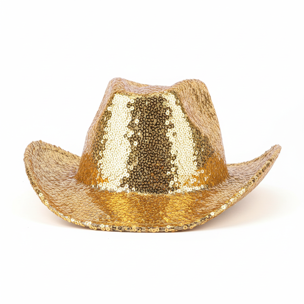 Glitter Sequin Party Cowboy Hat
