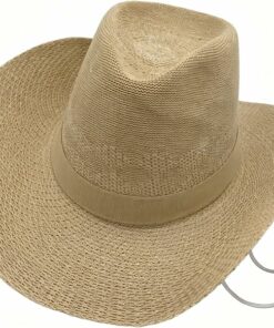 Khaki Wide Brim Cowgirl Hat CL32