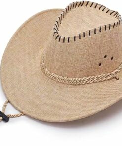 Unisex Beige Cowgirl Hat CL53