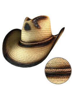 Shaded Straw Concert Cowboy Hat CL83