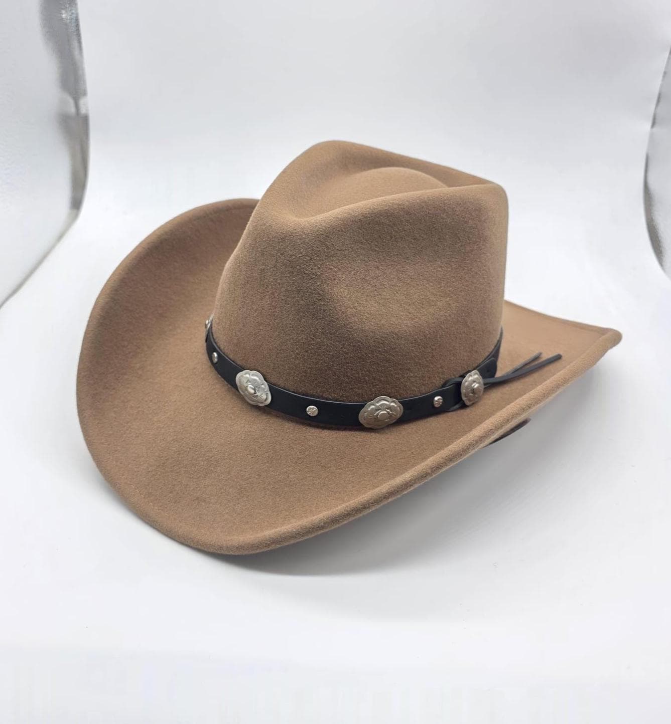 Camel Wool Felt Gambler Hat CL104